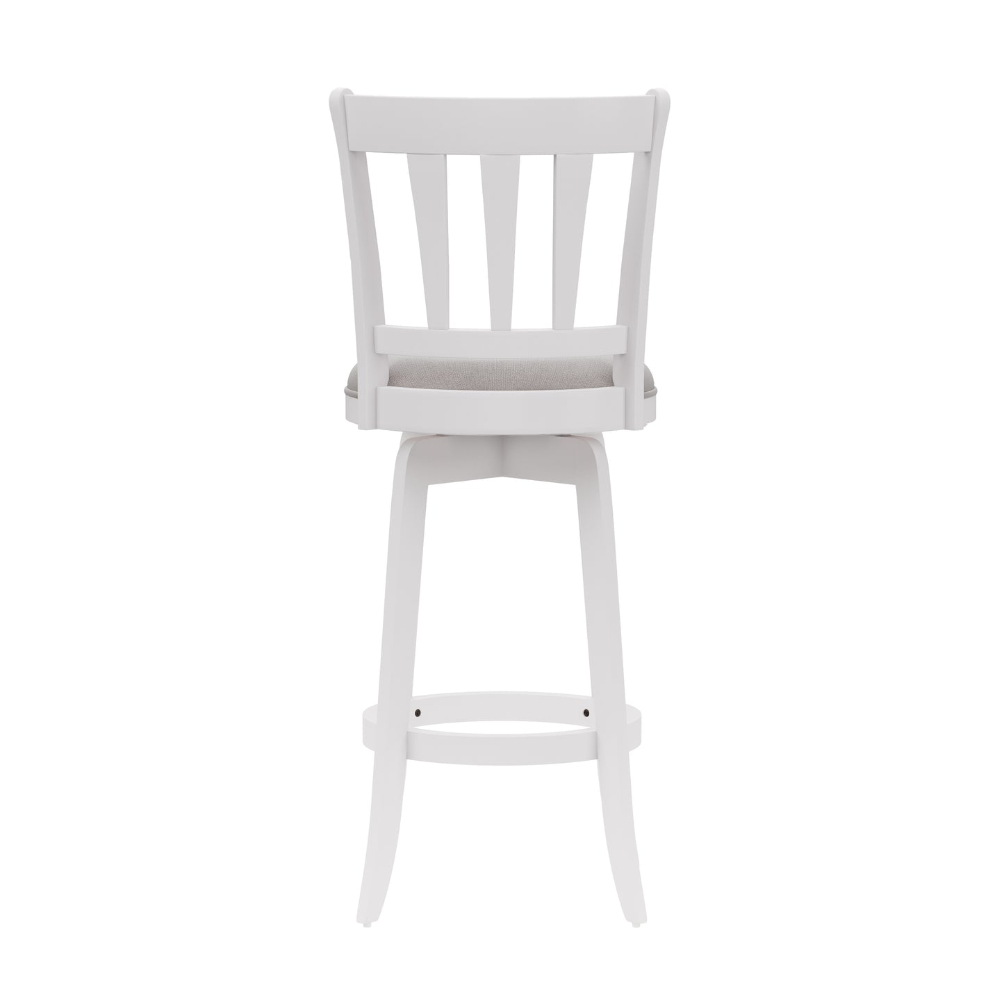 Hillsdale Furniture Presque Isle Wood Bar Height Swivel Stool, White