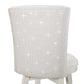 Hillsdale Furniture Gianna Wood Counter Height Swivel Stool with Upholstered Back, White