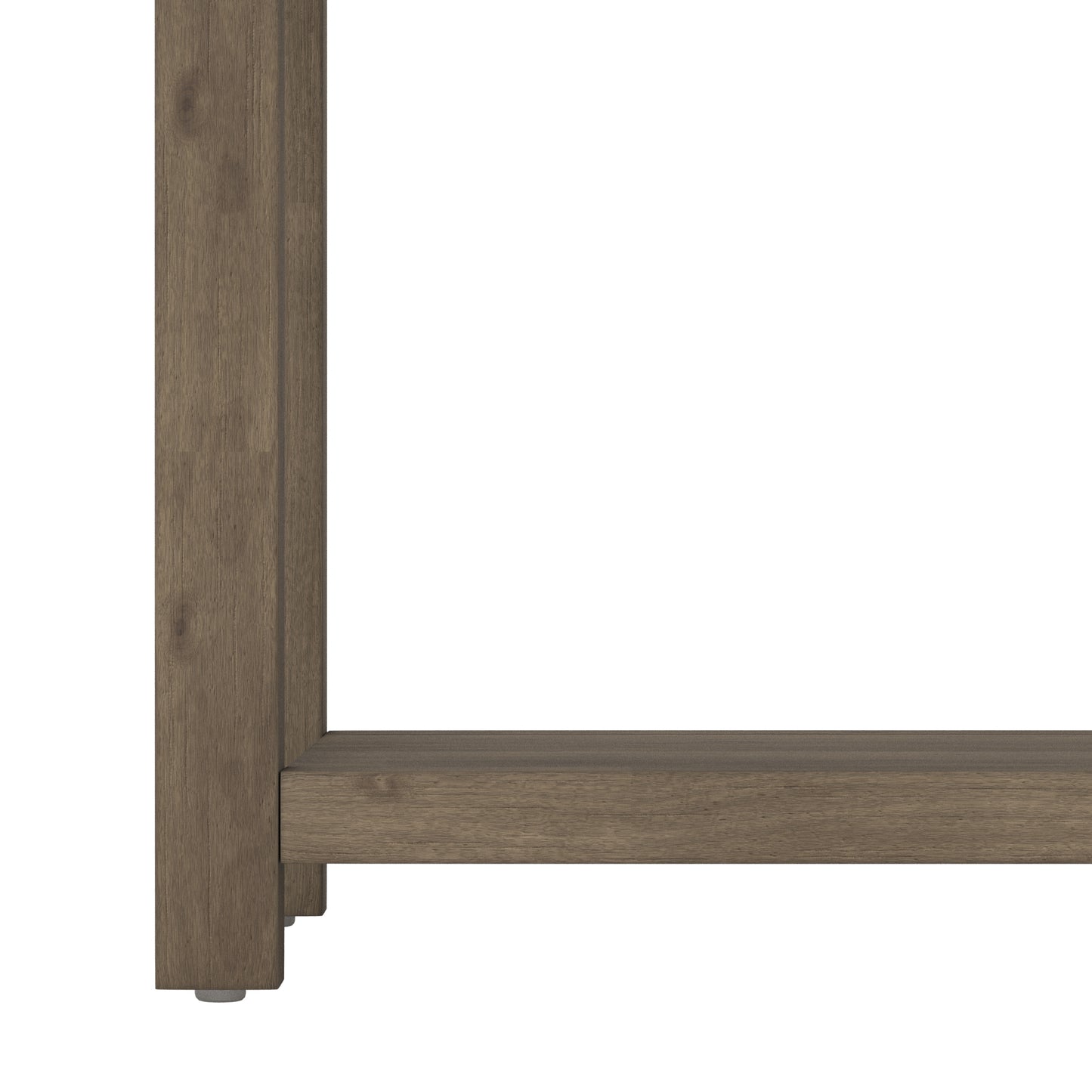 Living Essentials by Hillsdale Harmony Wood Accent Table, Knotty Gray Oak