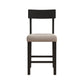 Hillsdale Furniture Knolle Park Wood Counter Height Stool, Set of 2, Black