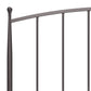 Hillsdale Furniture Warwick Full Metal Bed with Frame, Gray Bronze