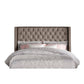 Hillsdale Furniture Memphis King Upholstered Bed, Textured Pewter