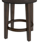 Hillsdale Furniture Krauss Wood Backless Counter Height Swivel Stool, Dark Brown