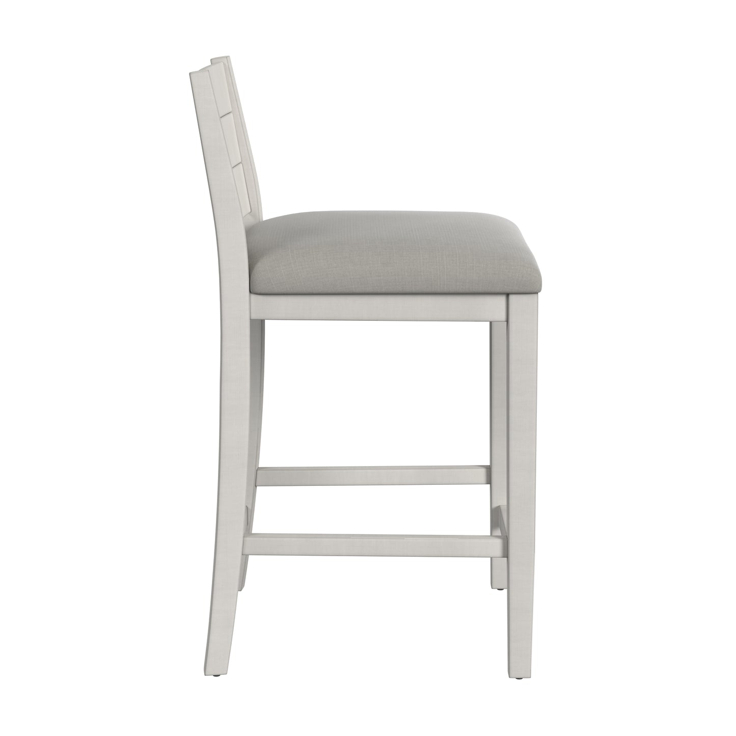 Hillsdale Furniture Fowler Wood Counter Height Stool, Sea White