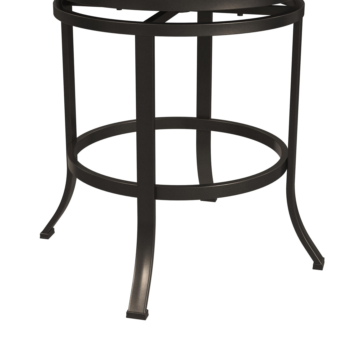 Hillsdale Furniture Dundee Commercial Grade Metal Counter Height Swivel Stool, Dark Coffee