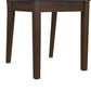 Hillsdale Furniture San Marino Side Dining Chair with Wood Back, Set of 2, Chestnut