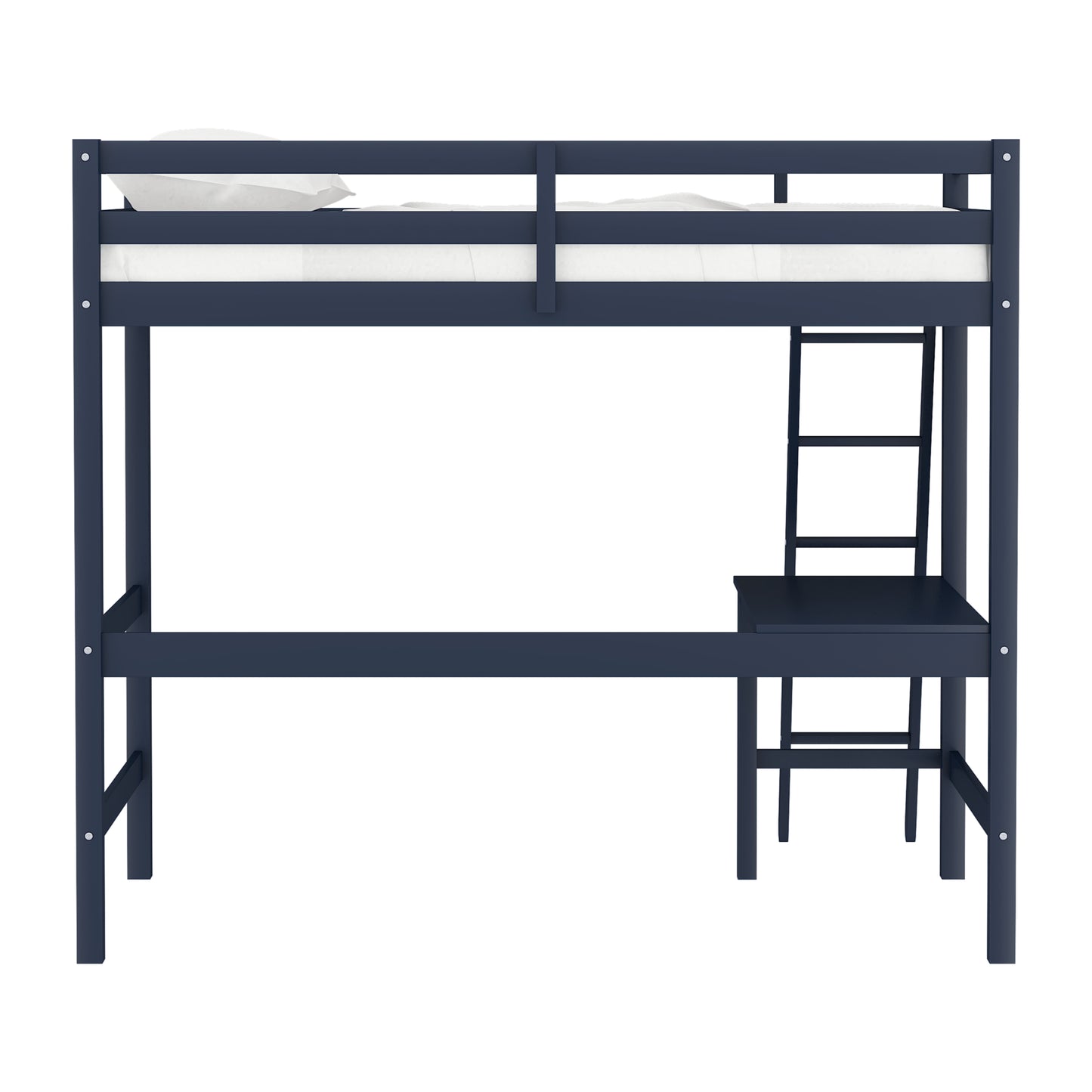 Hillsdale Kids and Teen Caspian Twin Loft Bed, Navy