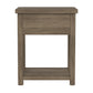 Living Essentials by Hillsdale Harmony Wood Accent Table, Knotty Gray Oak