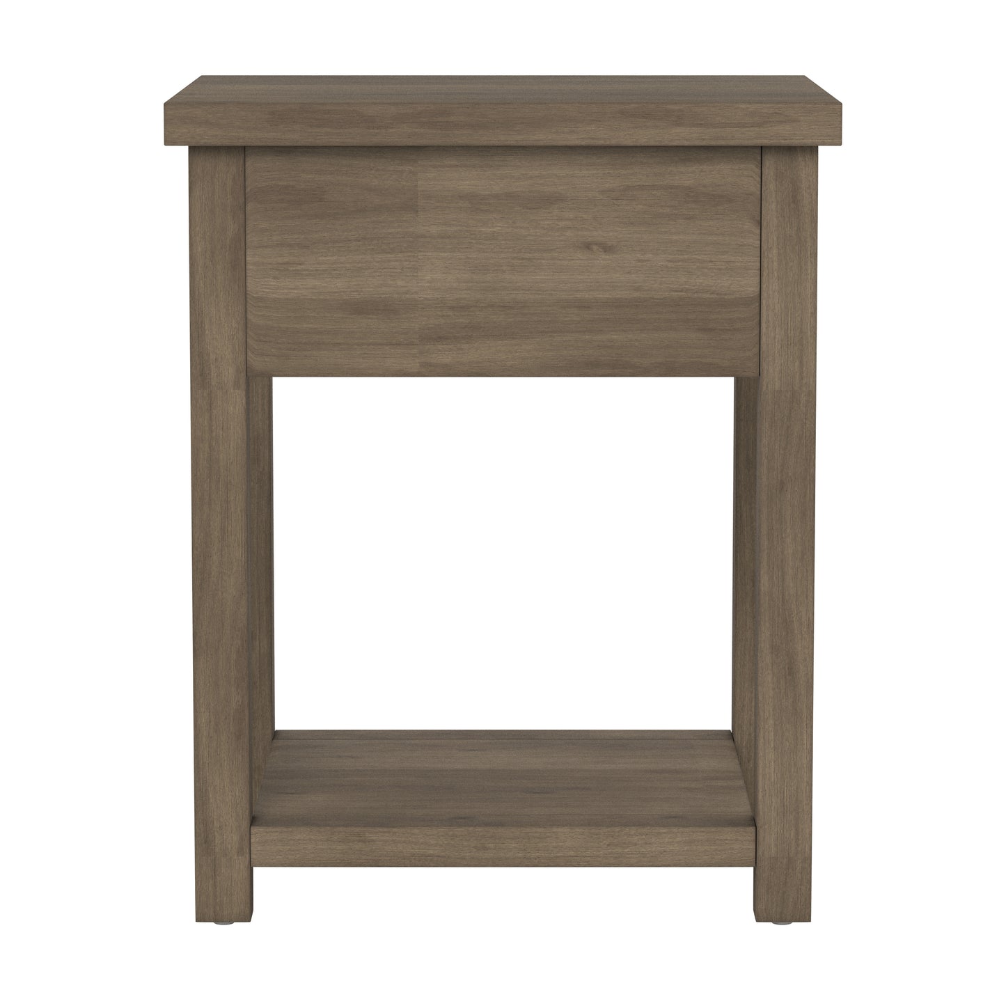 Living Essentials by Hillsdale Harmony Wood Accent Table, Knotty Gray Oak