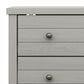 Living Essentials by Hillsdale Harmony Wood 4 Drawer Chest, Gray