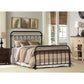 Hillsdale Furniture Kirkland Metal King Bed, Dark Bronze