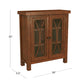 Hillsdale Furniture Bayside Wood 2 Door Console Cabinet, Rustic Mahogany