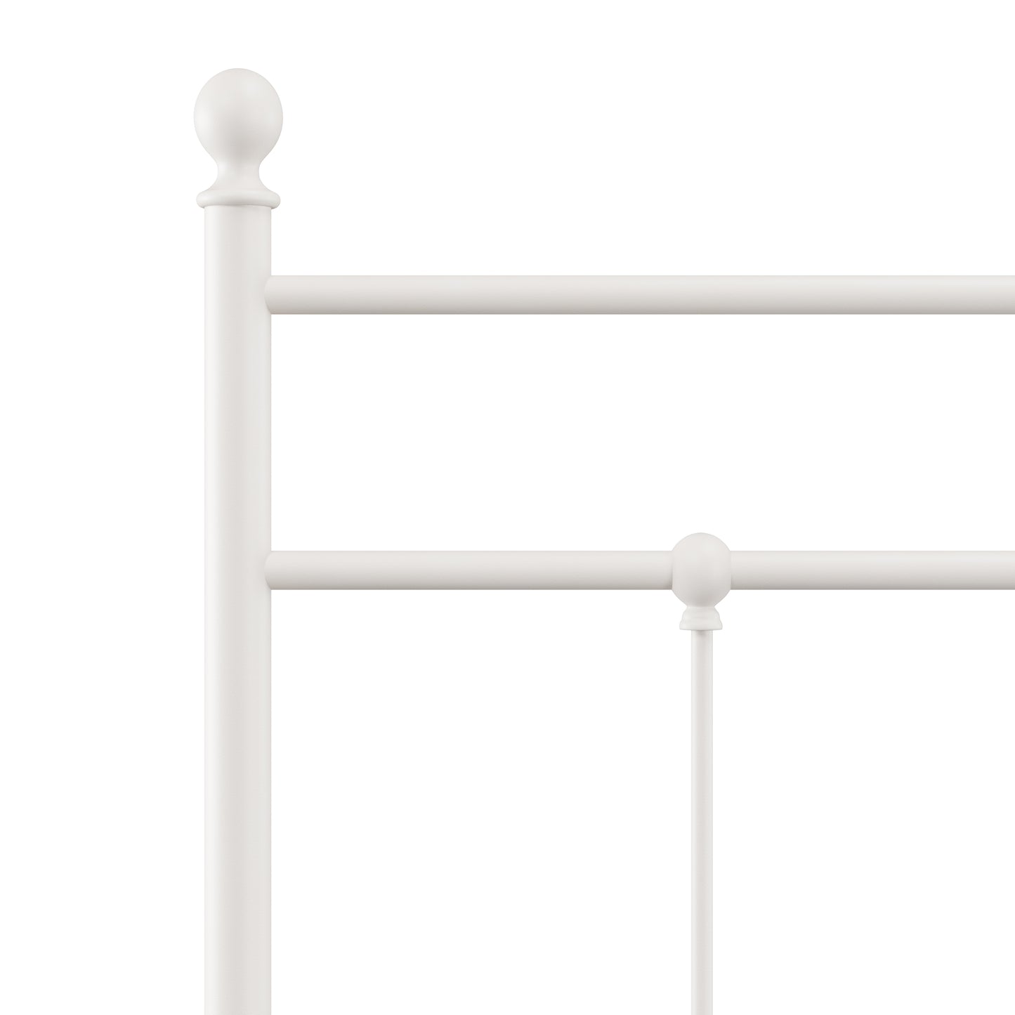 Hillsdale Furniture Providence Metal King Headboard, Soft White