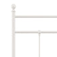 Hillsdale Furniture Providence Metal King Headboard and Frame with Spindle Design, Soft White