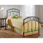 Hillsdale Furniture Wendell Twin Metal Bed, Copper Pebble