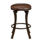 Hillsdale Furniture Kelford Metal Backless Counter Height Swivel Stool, Antique Bronze