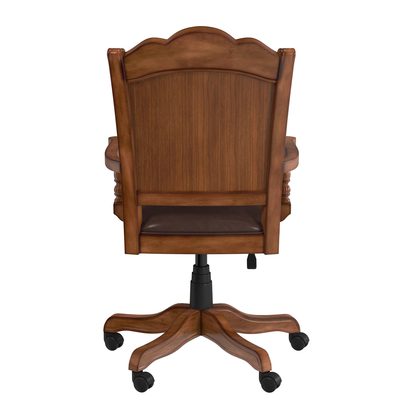 Hillsdale Furniture Nassau Wood Caster Chair, Brown