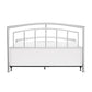 Hillsdale Furniture Claudia King Metal Bed, Matte Nickel