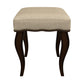 Hillsdale Furniture Hamilton Wood and Upholstered Backless Vanity Stool, Burnished Oak