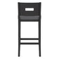 Hillsdale Furniture Allbritton Wood Bar Height Stool, Black