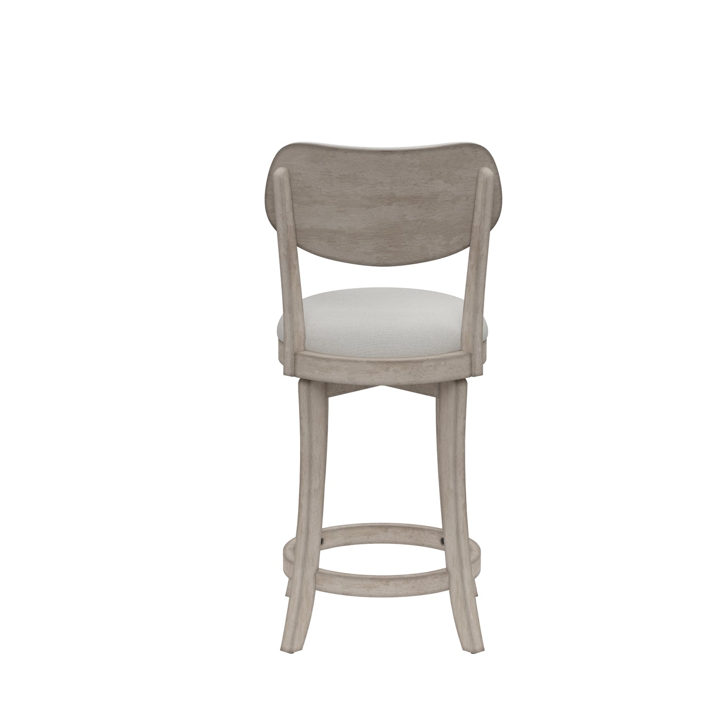 Hillsdale Furniture Sloan Wood Counter Height Swivel Stool, Aged Gray