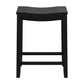 Hillsdale Furniture Fiddler Wood Backless Counter Height Stool, Black