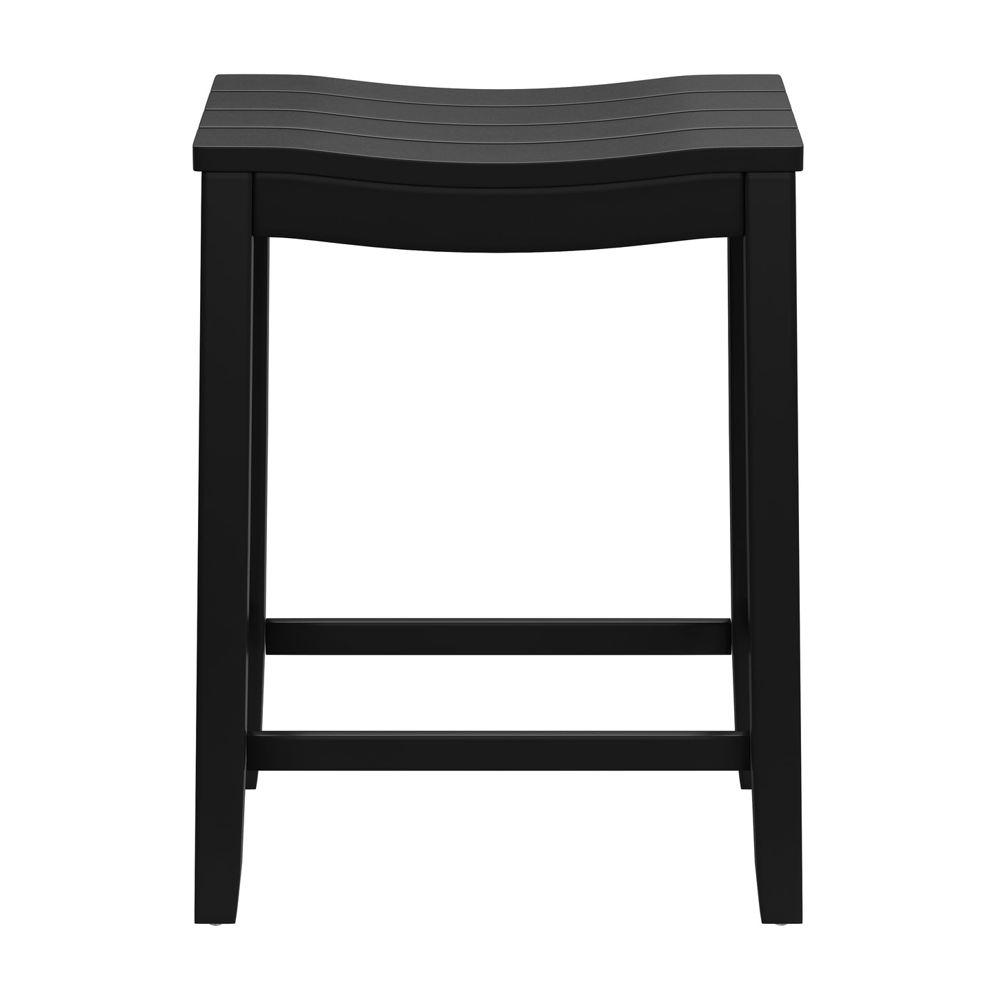 Hillsdale Furniture Fiddler Wood Backless Counter Height Stool, Black