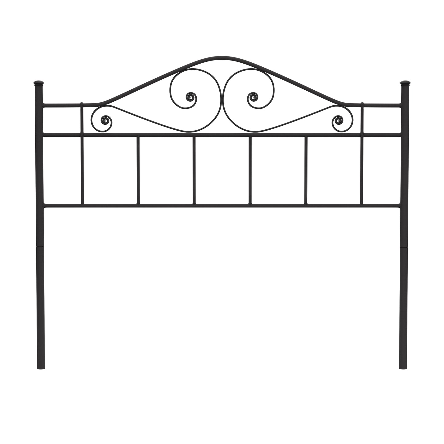 Hillsdale Furniture Harrison Full/Queen Metal Headboard, Textured Black