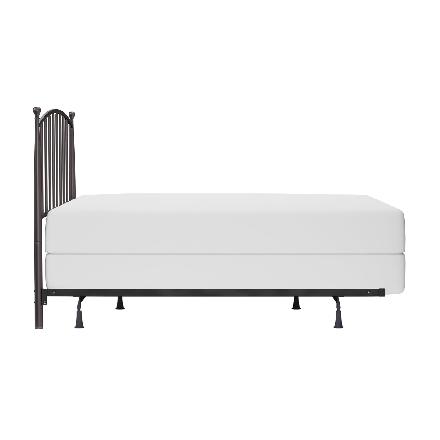 Hillsdale Furniture Warwick King Metal Headboard with Frame, Gray Bronze