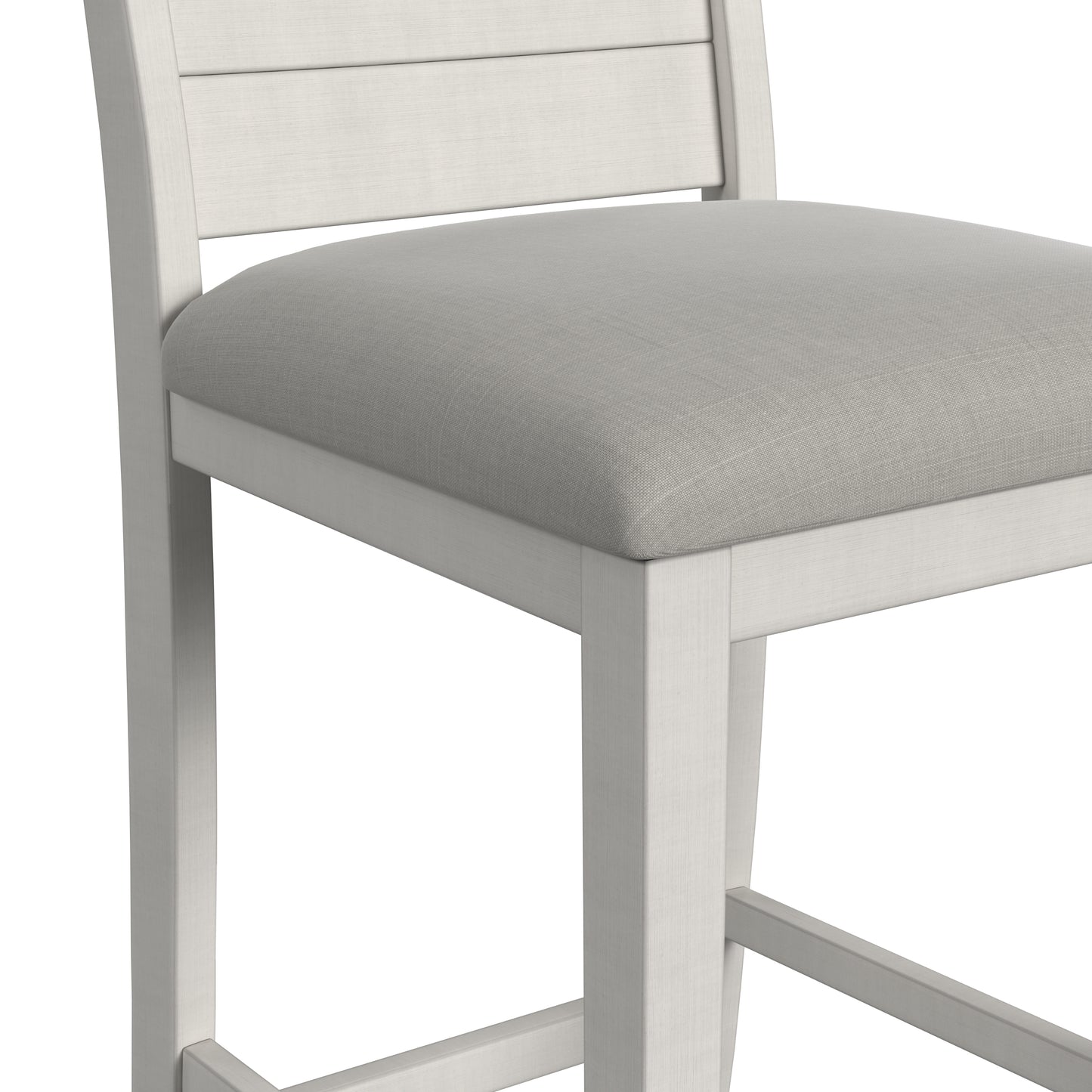 Hillsdale Furniture Fowler Wood Bar Height Stool, Sea White