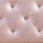 Hillsdale Furniture Karley Full Upholstered Bed, Pink Faux Leather