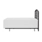 Hillsdale Furniture Essex Metal King Headboard with Frame, Gray Bronze