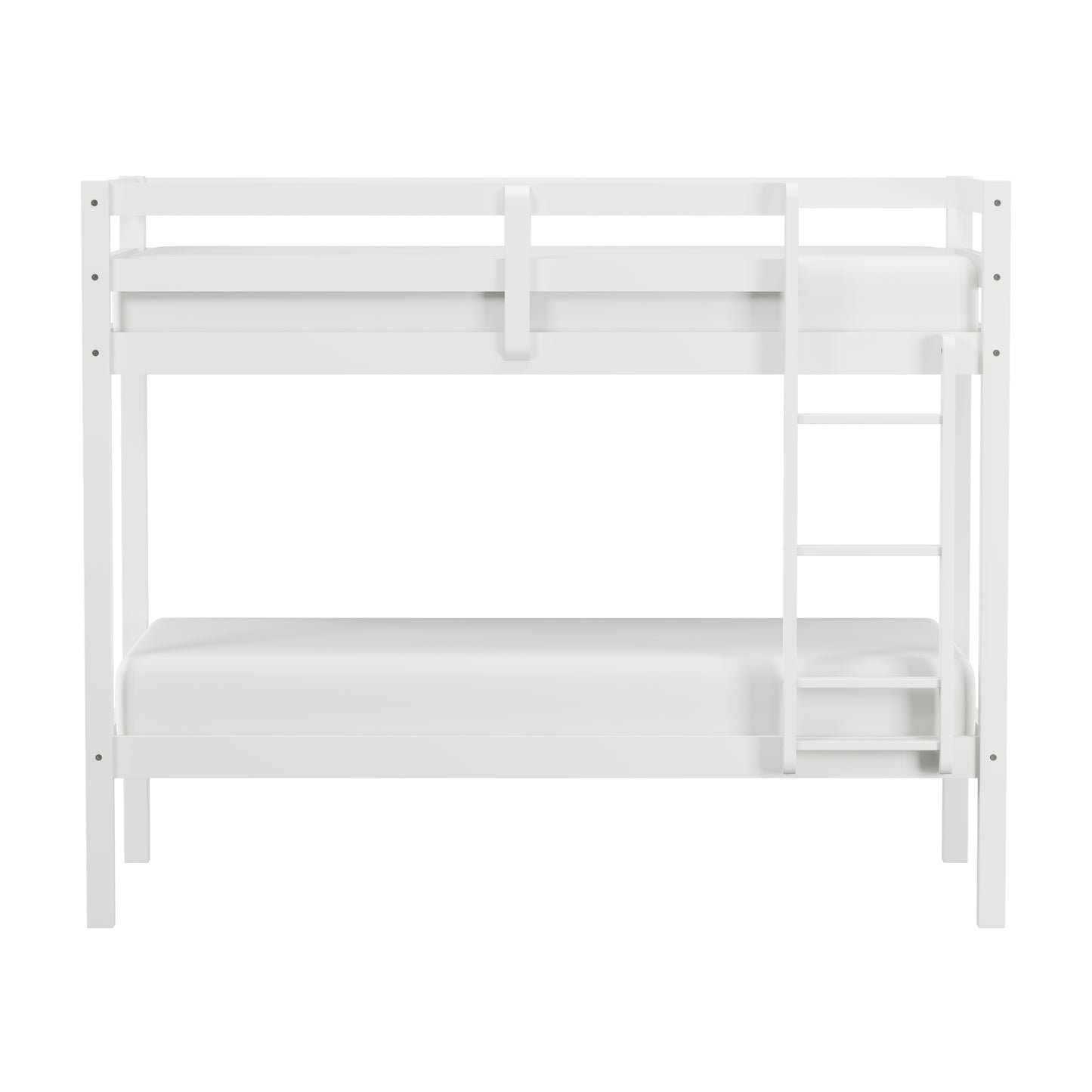 Hillsdale Kids and Teen Caspian Twin Over Twin Bunk Bed, White