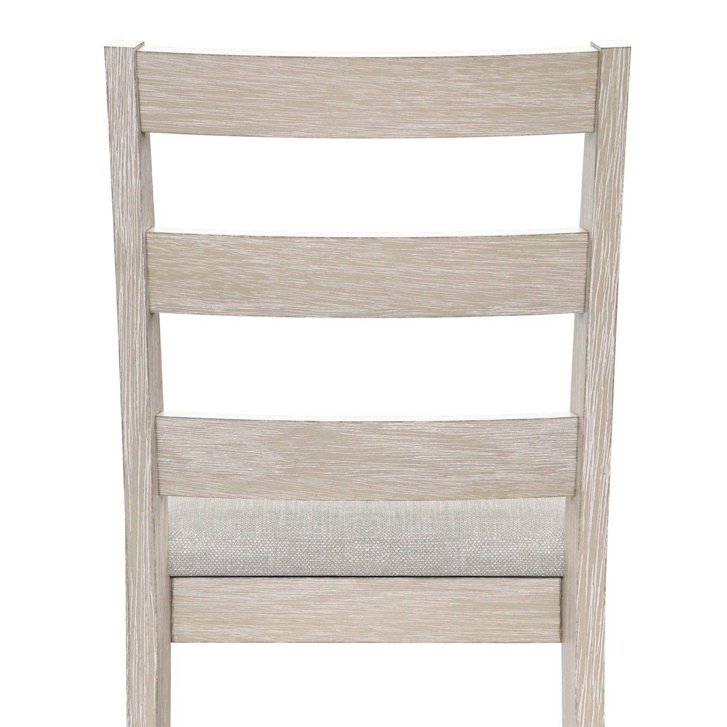 Hillsdale Furniture Spencer Wood Ladder Back Dining Chair, Set of 2, White Wire Brush