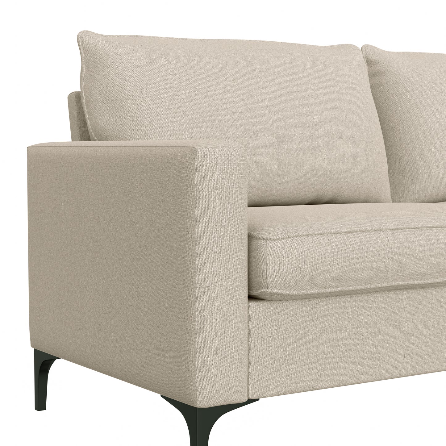 Hillsdale Furniture Alamay Upholstered Sofa, Oatmeal