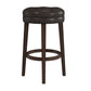 Hillsdale Furniture Krauss Wood Backless Bar Height Swivel Stool, Dark Brown