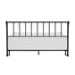 Hillsdale Furniture Janis King Metal Bed, Textured Black