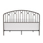 Hillsdale Furniture Riverbrooke Metal Arch Scallop Queen Bed, Bronze