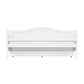 Hillsdale Furniture Staci Wood Full Size Daybed with Trundle, White