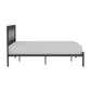 Hillsdale Furniture Naomi King Metal Bed, Gray