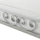 Hillsdale Furniture Mercer Queen Metal Sleigh Bed, Brushed White