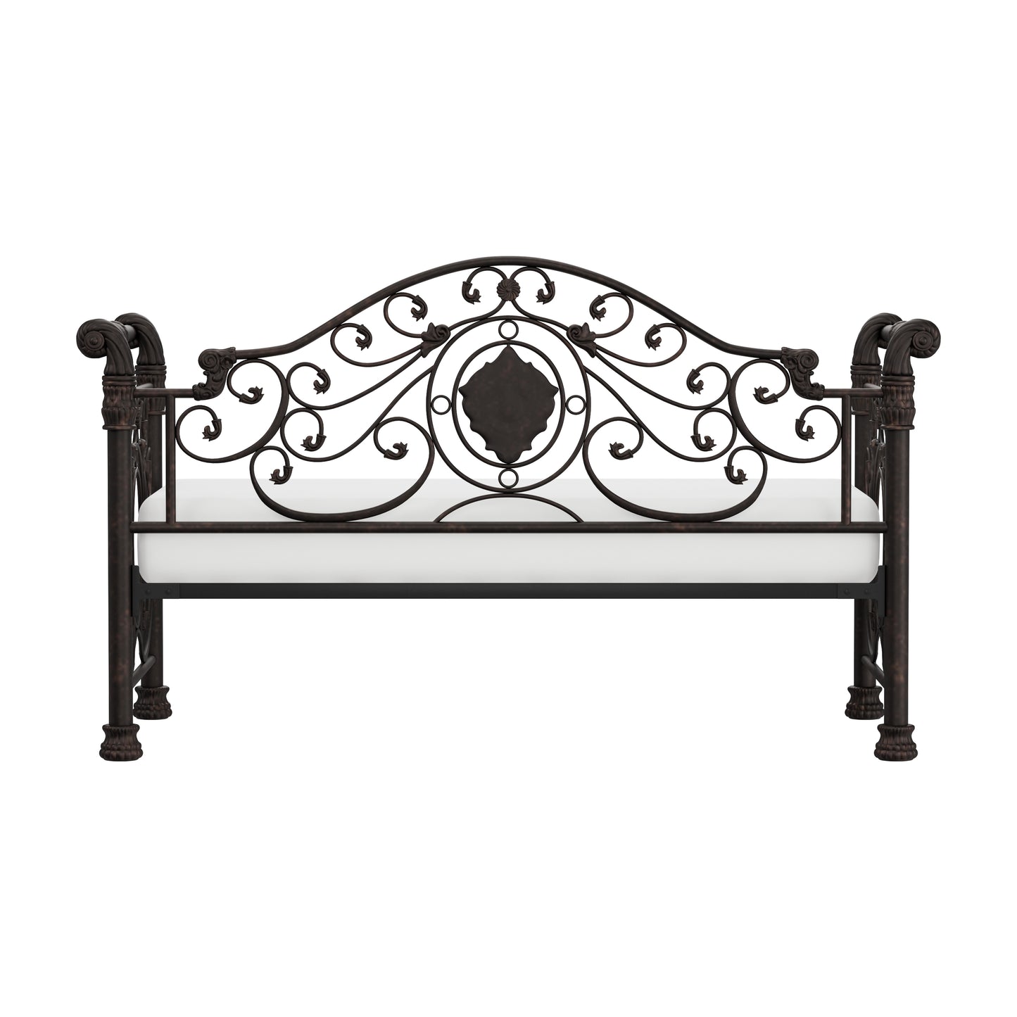 Hillsdale Furniture Mercer Metal Twin Daybed, Antique Brown