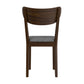 Hillsdale Furniture San Marino Side Dining Chair with Wood Back, Set of 2, Chestnut