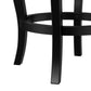 Hillsdale Furniture Ellendale Wood Swivel Counter Height Stool, Black