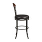 Hillsdale Furniture Dundee Commercial Grade Metal Bar Height Swivel Stool, Dark Coffee