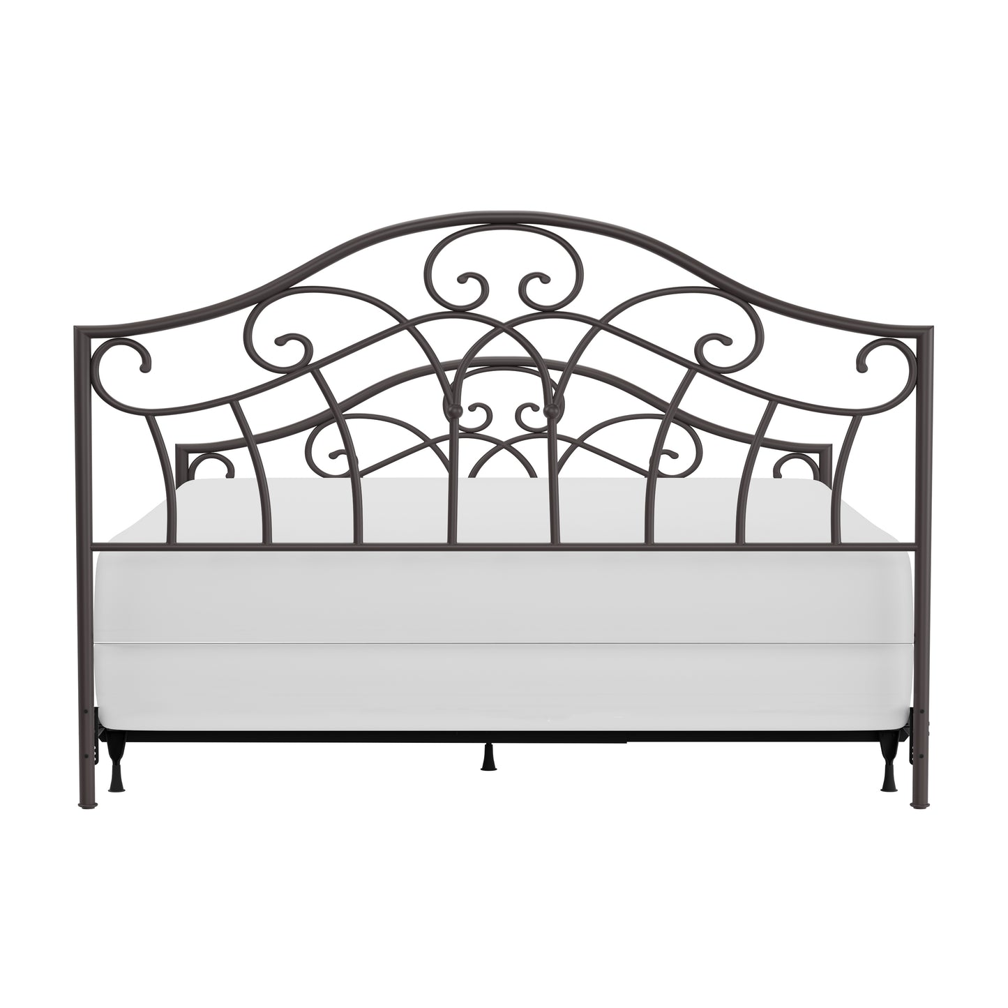 Hillsdale Furniture Josephine King Metal Bed, Metallic Brown