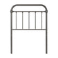 Hillsdale Furniture Kirkland Metal Twin Headboard without Frame, Aged Pewter