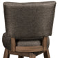 Hillsdale Furniture Lanning Wood Counter Height Swivel Stool, Weathered Brown