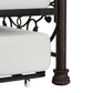 Hillsdale Furniture Mercer Metal Twin Daybed with Roll Out Trundle, Antique Brown