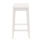 Hillsdale Furniture Fiddler Wood Backless Counter Height Stool, White